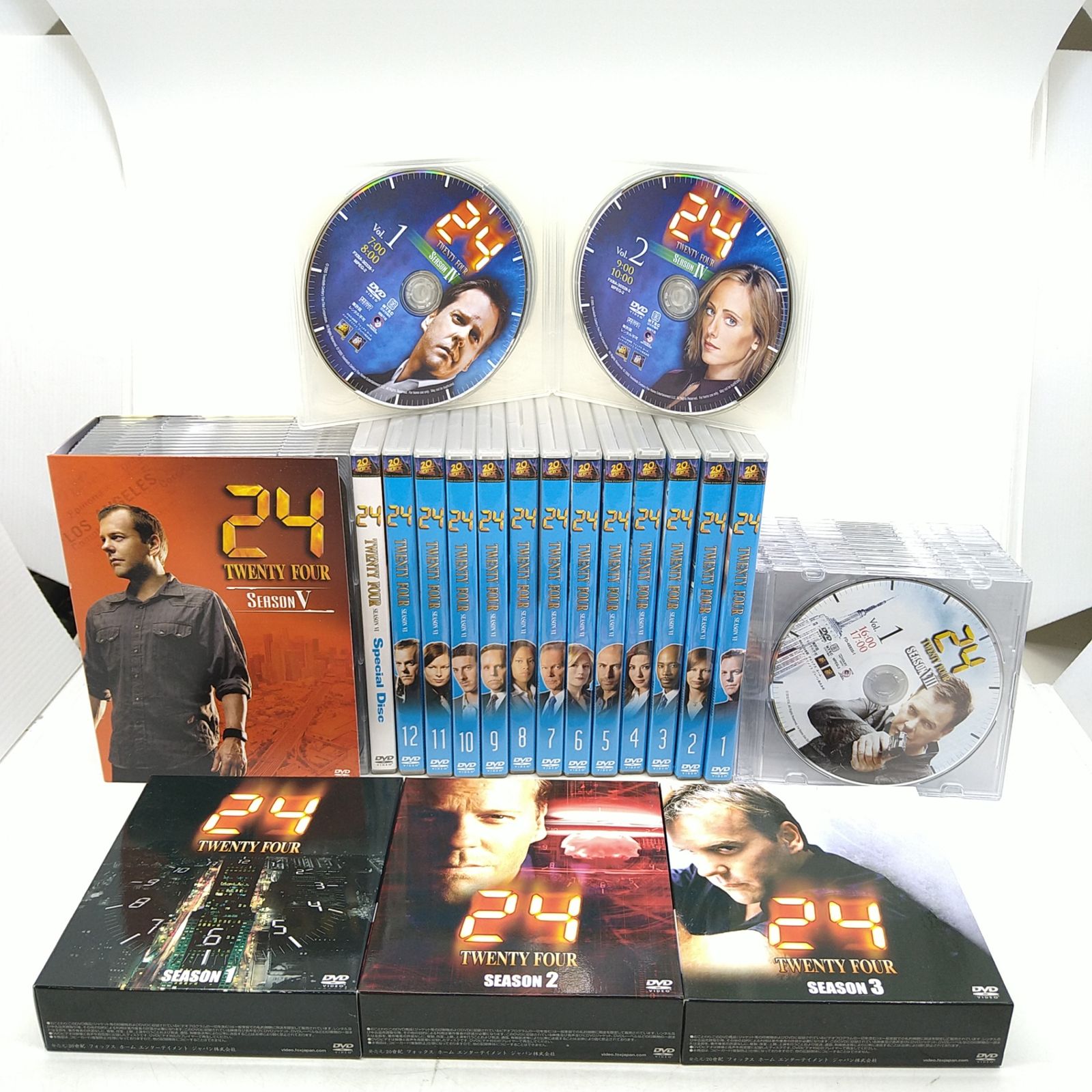 DVDセット】24 TWENTY FOUR シリーズ シーズン1~8セット シーズン7欠