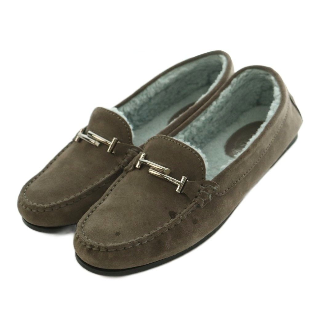 トッズ TOD'S モカシンシューズ 38 25.0cm ブラウン /MI □OS - メルカリ