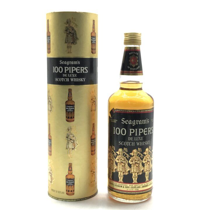 未開封 Seagrams シーグラム 100 PIPERS DELUXE パイパーズ デラックス