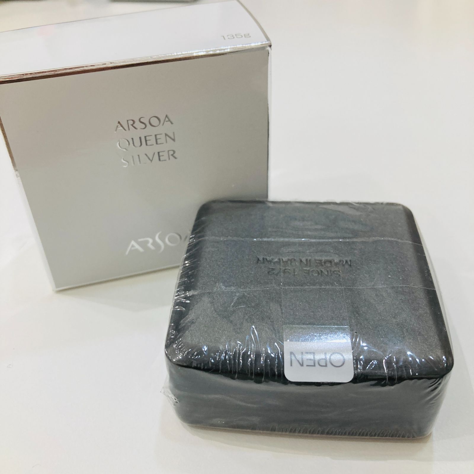 A【未使用】ARSOA アルソア クイーンシルバー 枠練石けん 135g - メルカリ