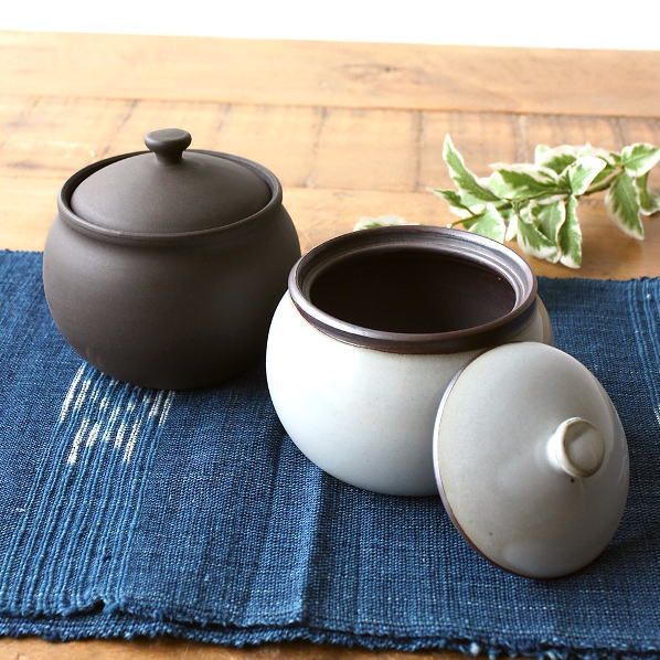 梅干し入れ 陶器 蓋付き 卓上 陶器 梅壺 梅干し壺 梅干し入れ 漬け物壺