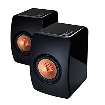 【中古】「非常に良い」KEF LS50ミニモニター - 高光沢ピアノブラック（ペア） LS50