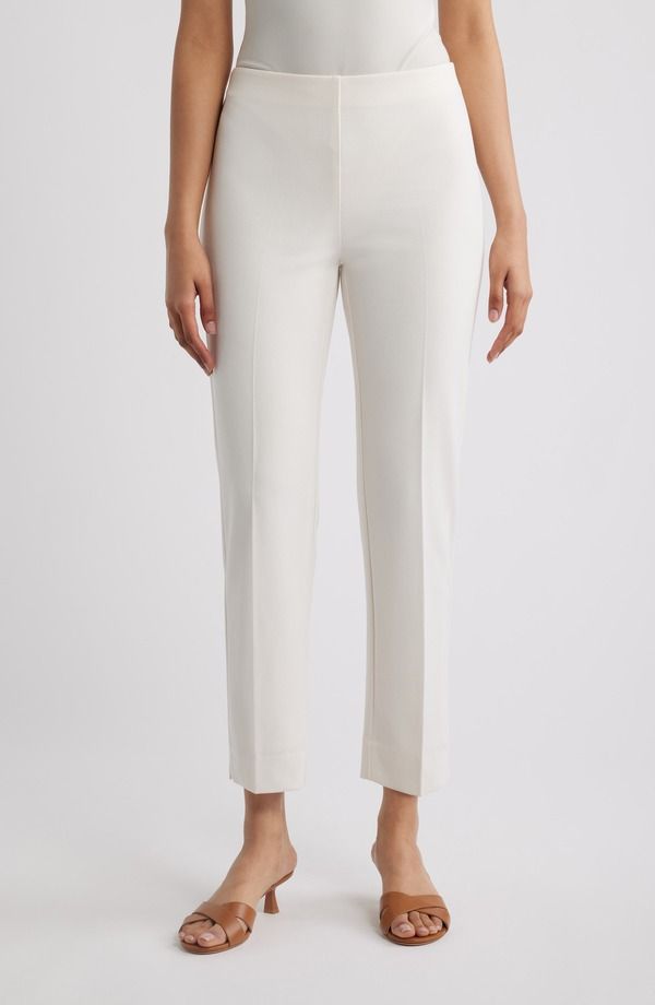 アンクライン レディース ボトムス レギンス パンツ アンクル Anne Klein Hollywood Ankle Pants White Dove ホワイト