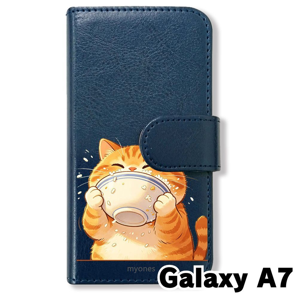 新品未使用】 Galaxy A7 手帳型スマホ ケース (色:ネイビー 新品未使用】 Galaxy A7 手帳型スマホ ケース (色:ネイビー
