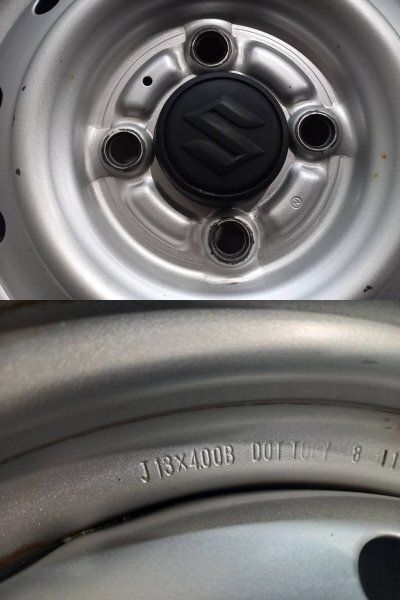 良品155/70R13夏タイヤ スズキ純正アルミにブリヂストン エブリィワゴンR DUNLOP ENASAVE EC204 155/70R13】夏タイヤ【スズキ エブリイワゴン