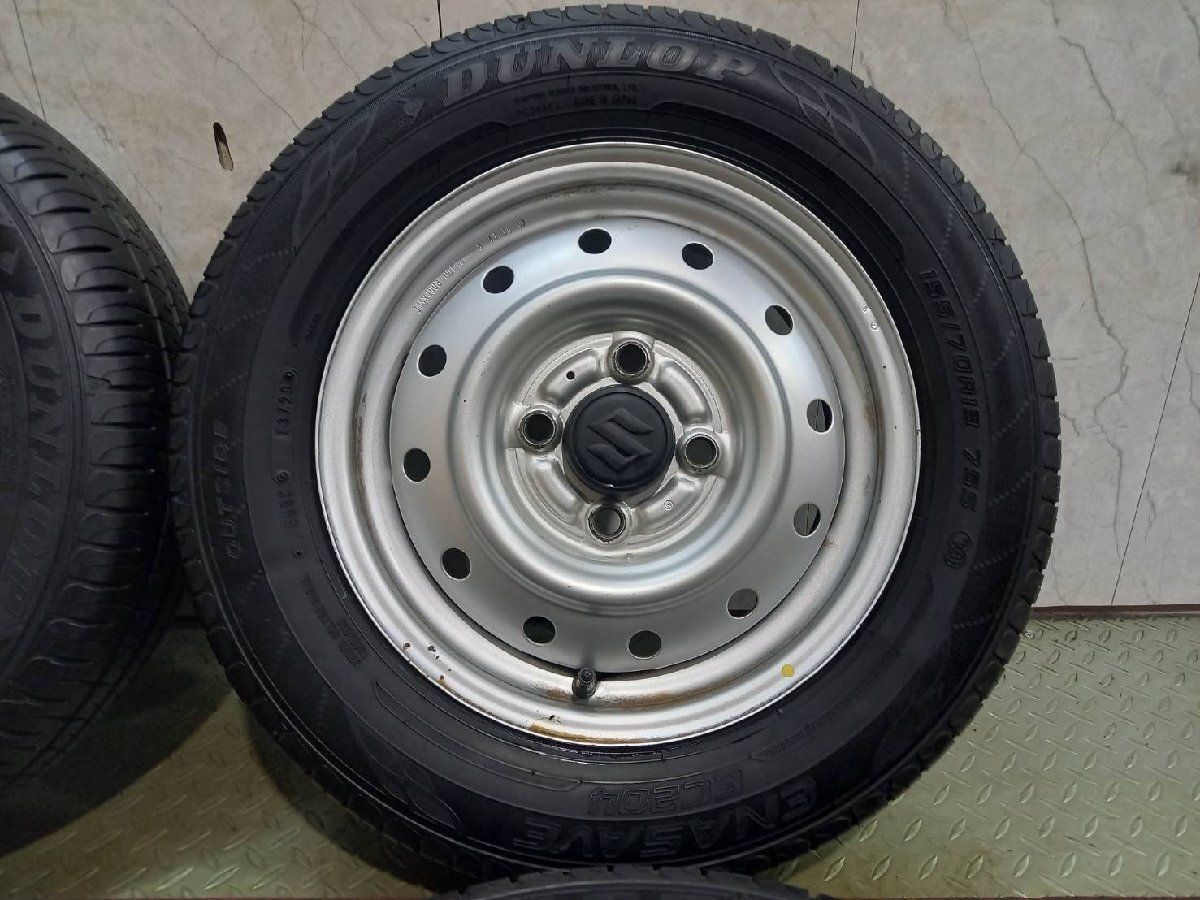 DUNLOP ENASAVE EC204 155/70R13】夏タイヤ【スズキ エブリイワゴン 
