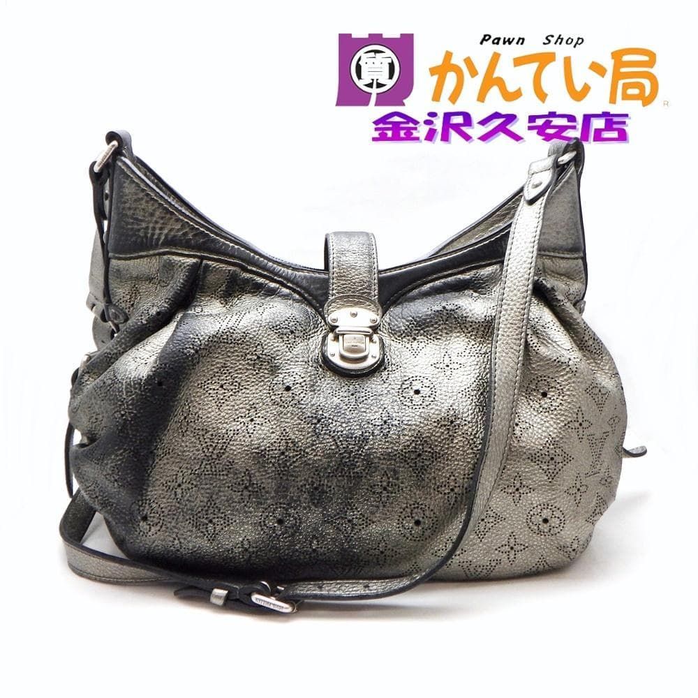 ルイヴィトン M95718 マヒナXS ショルダーバッグ アルジャン シルバー