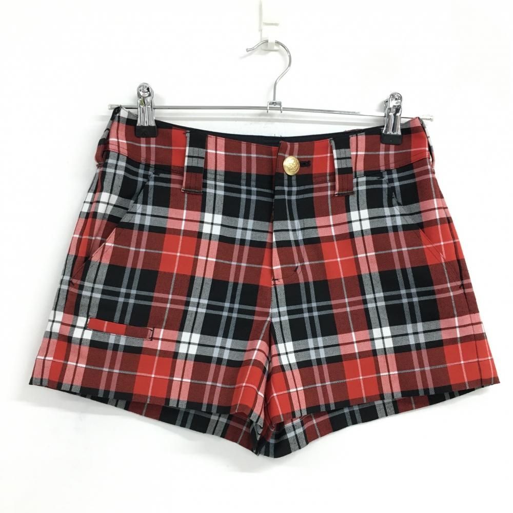 超美品】サマンサタバサUNDER25 ショートパンツ レッド×黒 チェック