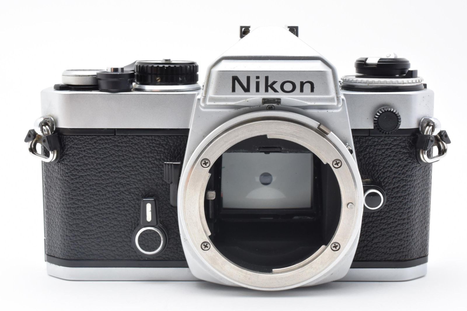 ★実用美品★ ニコン Nikon FE シルバー フィルム一眼 ボディ【動作確認済み・絞り優先AE】#0692A