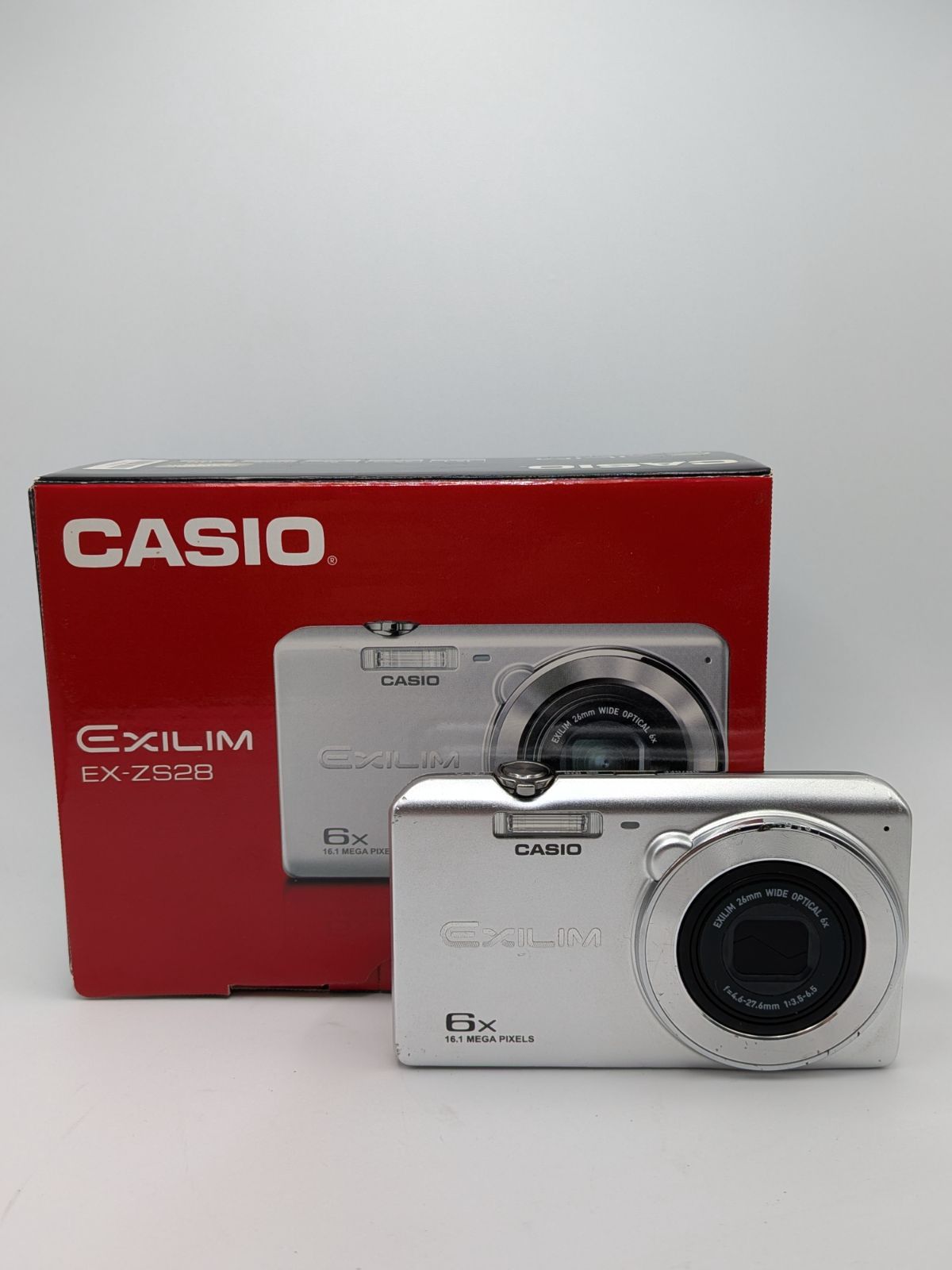 外箱付き/動作品】CASIO EXILIM EX-ZS28 デジタルカメラ 動作品 - メルカリ