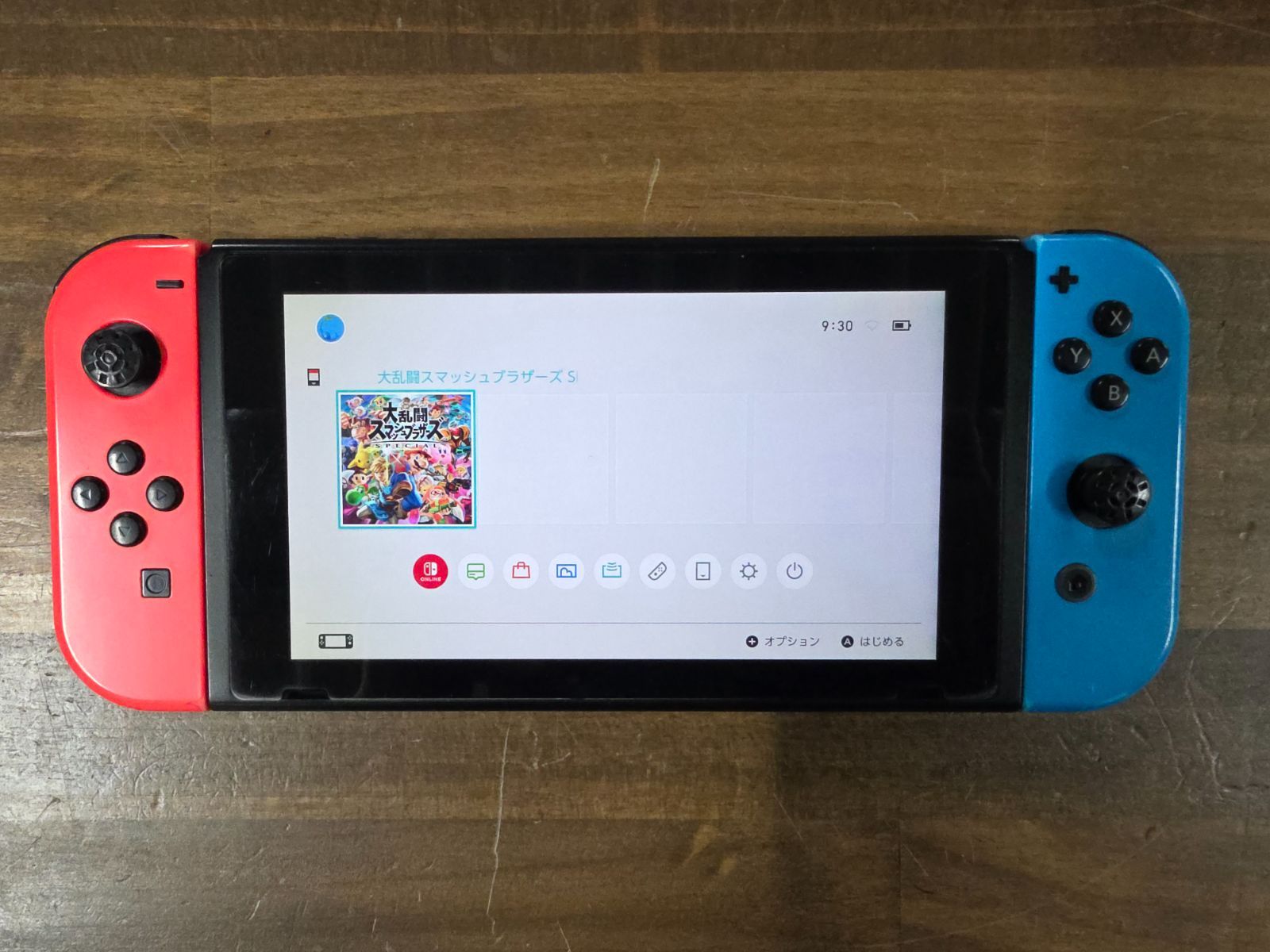 すぐ遊べるセット】Nintendo Switch 本体 ＋ スマブラ付き 初期型(傷