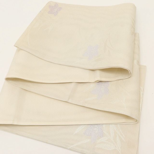 百華❀Y5043◆美品未着用 正絹 夏着物 桔梗 絽 夏袋帯