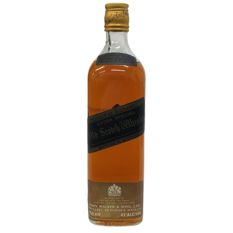 ジョニーウォーカー ブラックラベル 金キャップ 750ml - メルカリ