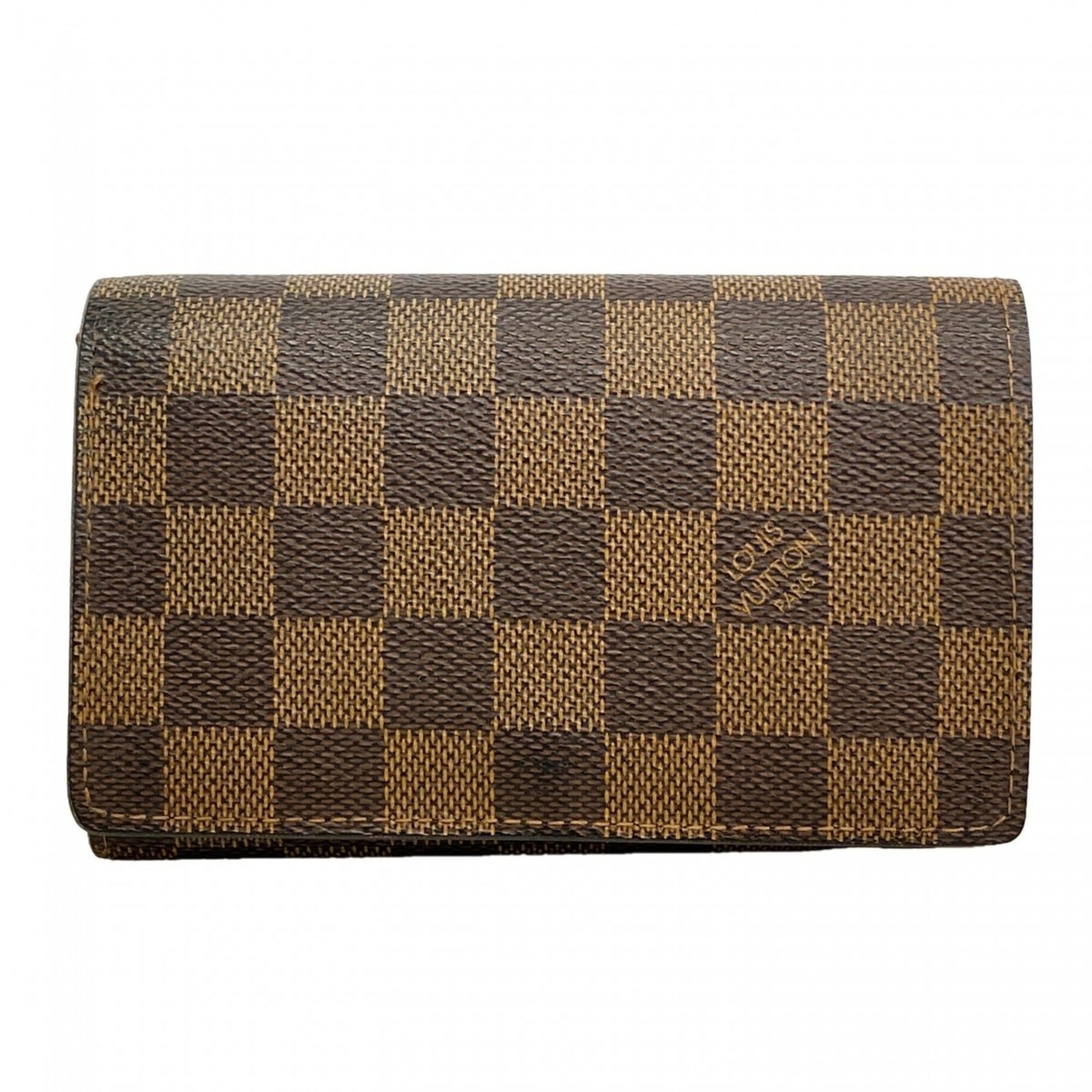 ルイヴィトン ダミエ エベヌ ポルトフォイユ トレゾール 二つ折り財布 ルイ・ヴィトン(Louis Vuitton) ルイ・ヴィトン 財布 ダミエ