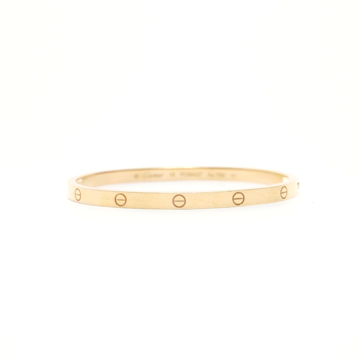 CARTIER カルティエ ブレスレット ラブブレス Au750 イエローゴールド 