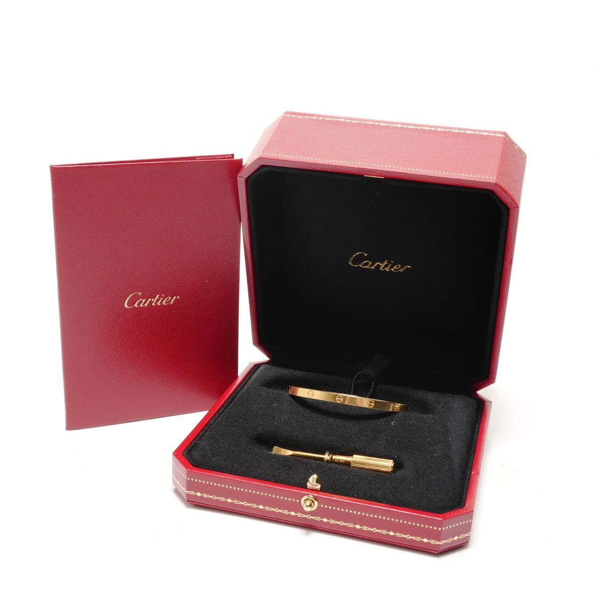 CARTIER カルティエ ブレスレット ラブブレス Au750 イエローゴールド 