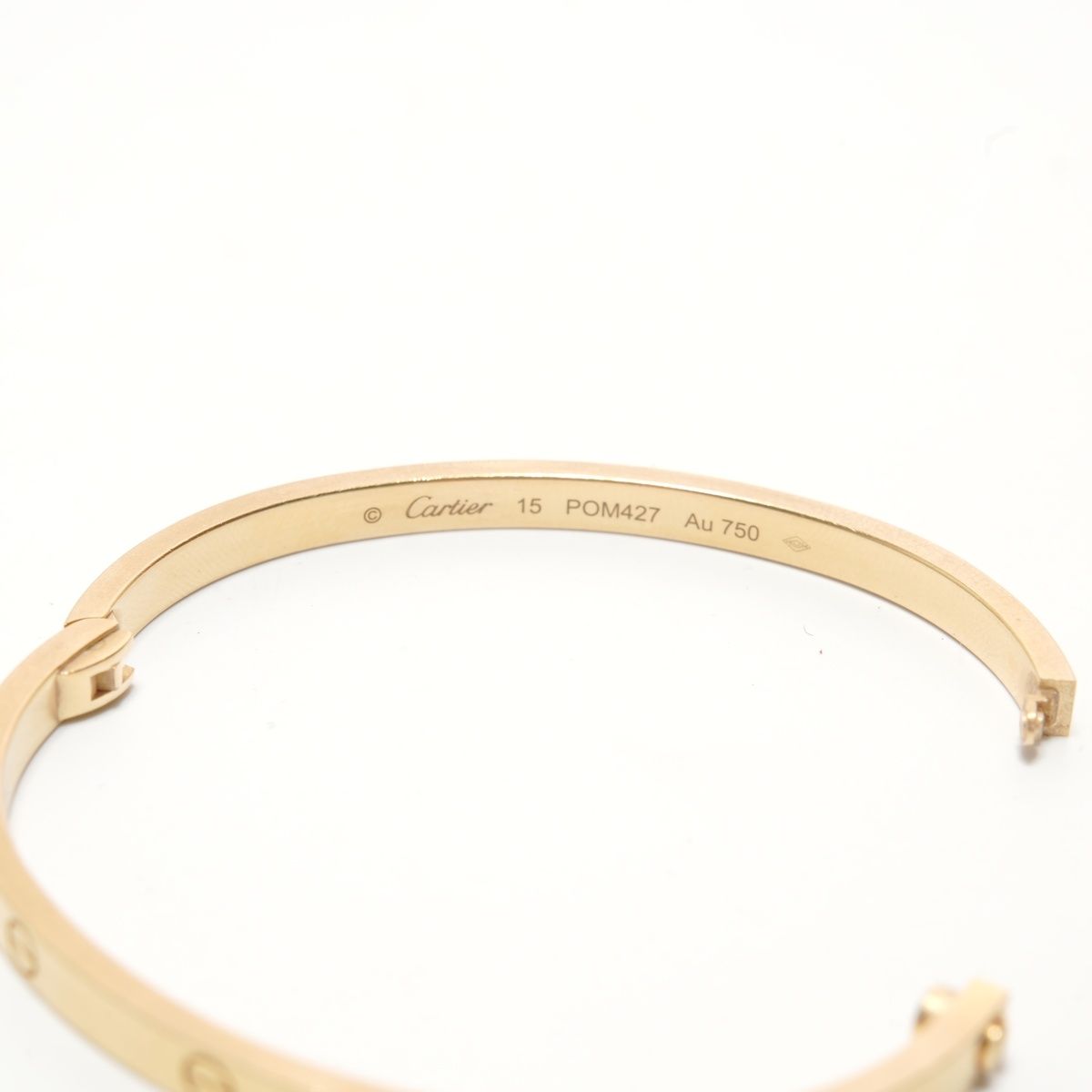 CARTIER カルティエ ブレスレット ラブブレス Au750 イエローゴールド 