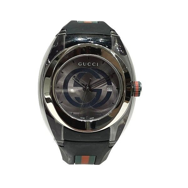 グッチ　GUCCI　シンク　137.1　クォーツ　時計　腕時計　メンズ