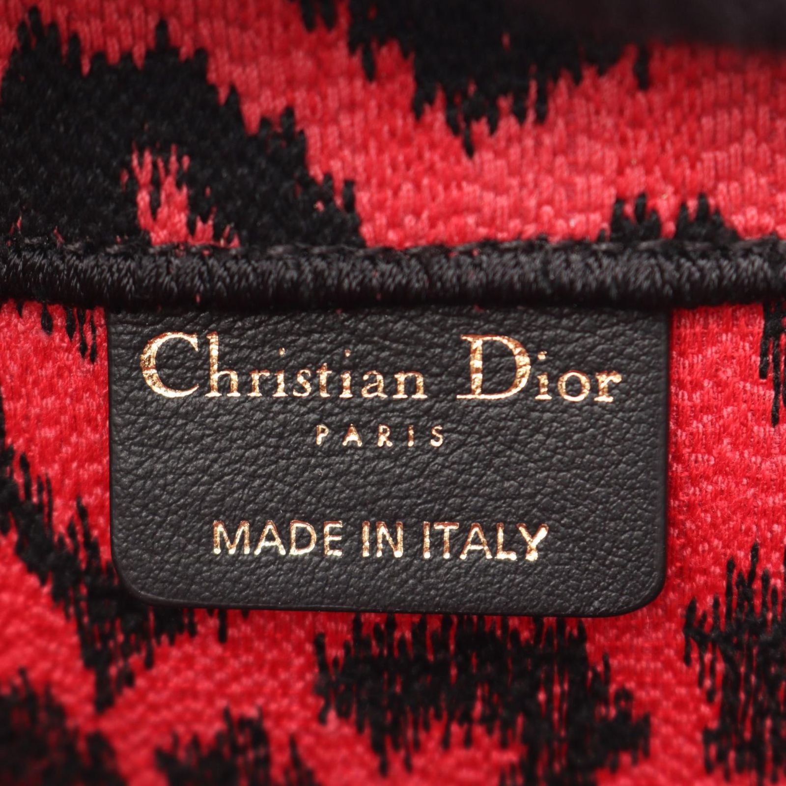 Dior ディオール BOOK TOTE ブックトート ミディアム レオパード柄 
