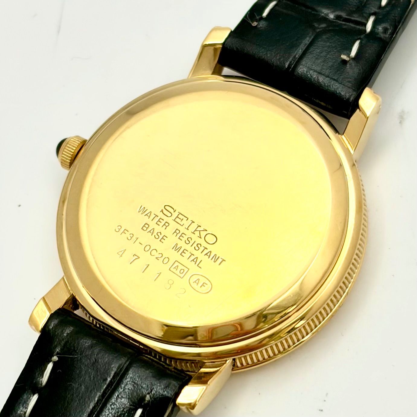 【新品電池】SEIKO セイコー EXCELINE エクセリーヌ ゴールド レディース 腕時計 3F31-0C20 471182 新品ベルト 【新品電池】SEIKO セイコー EXCELINE エクセリーヌ ゴールド レディース 腕時計 3F31-0C20 471182 新品ベルト