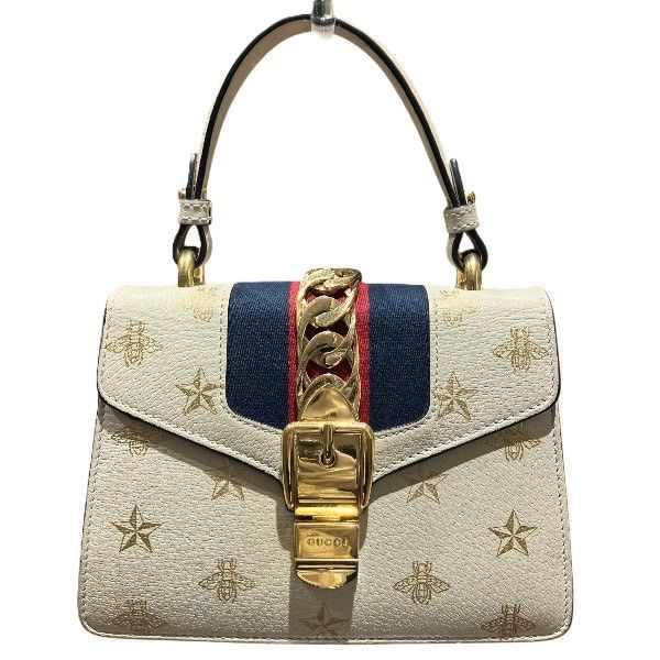グッチ　GUCCI　シルヴィ　ビー・スター　470270　バッグ　ハンドバッグ　ショルダーバッグ　レディース