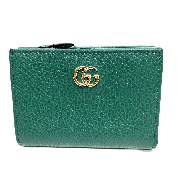 グッチ　GUCCI　GGマーモント　772738　2つ折り財布　レディース　美品