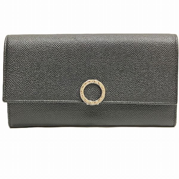 ブルガリ　ブルガリブルガリ　30414　ロゴクリップ　長財布　メンズ　美品