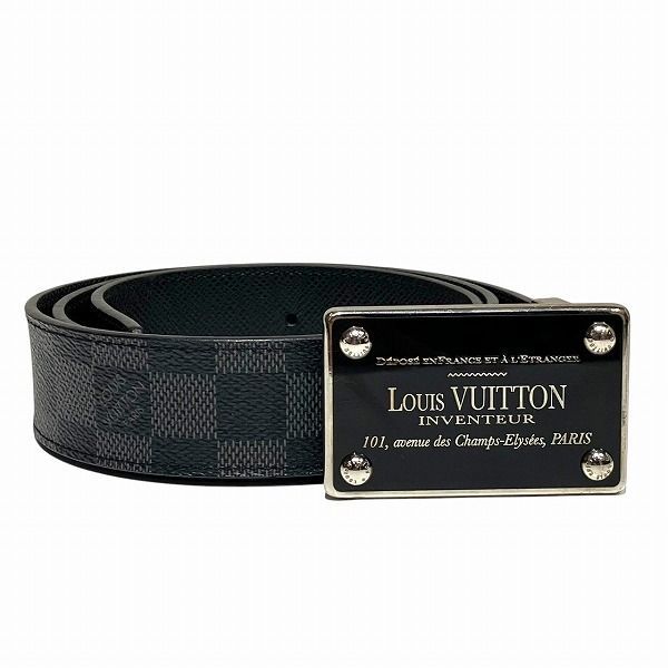 ルイヴィトン　Louis Vuitton　サンチュール　アンヴァントゥール　M9632　ブラック　ブランド小物　ベルト　メンズ