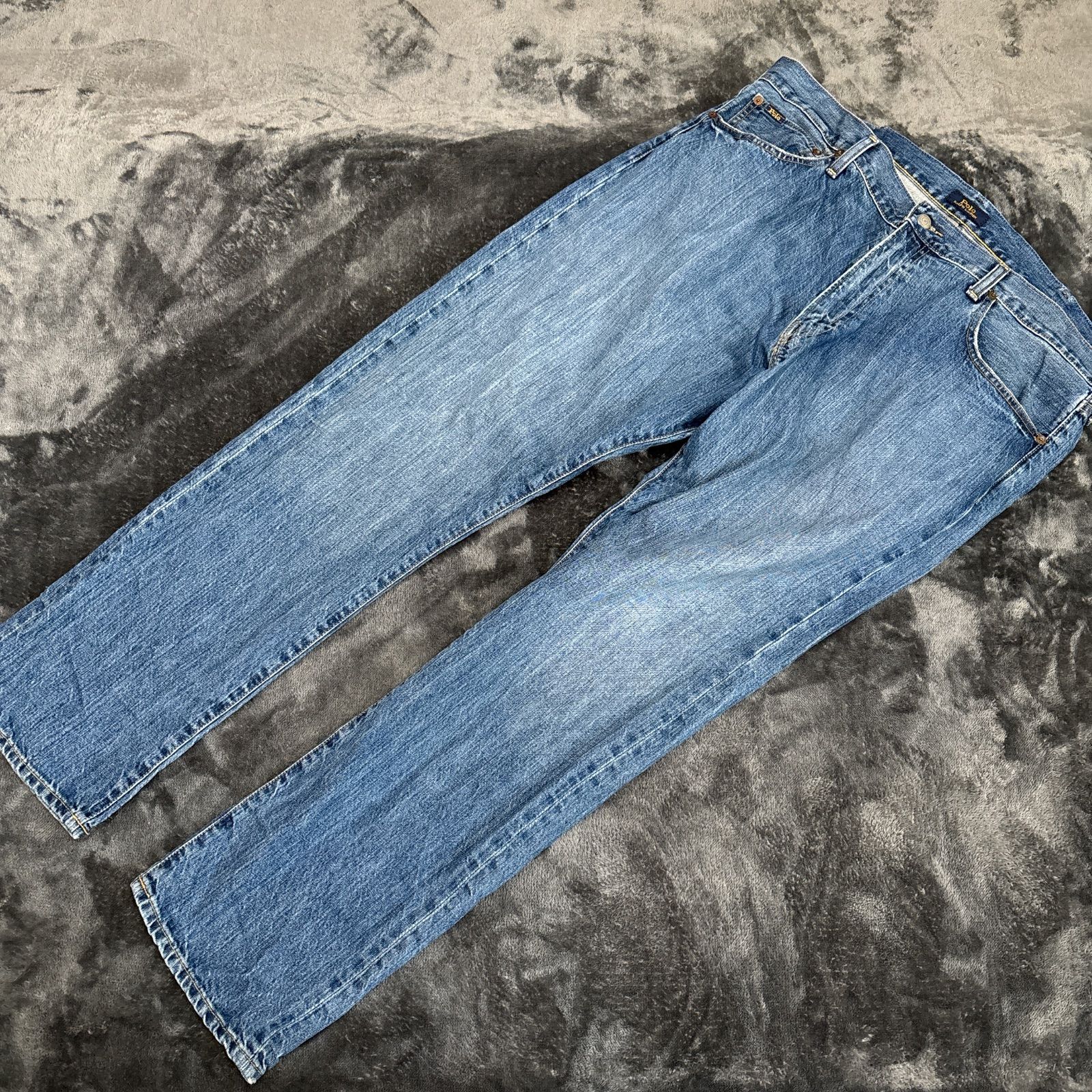 USED】USA古着 ポロラルフローレン VARICK SLIM STRAIGHT デニムパンツ 