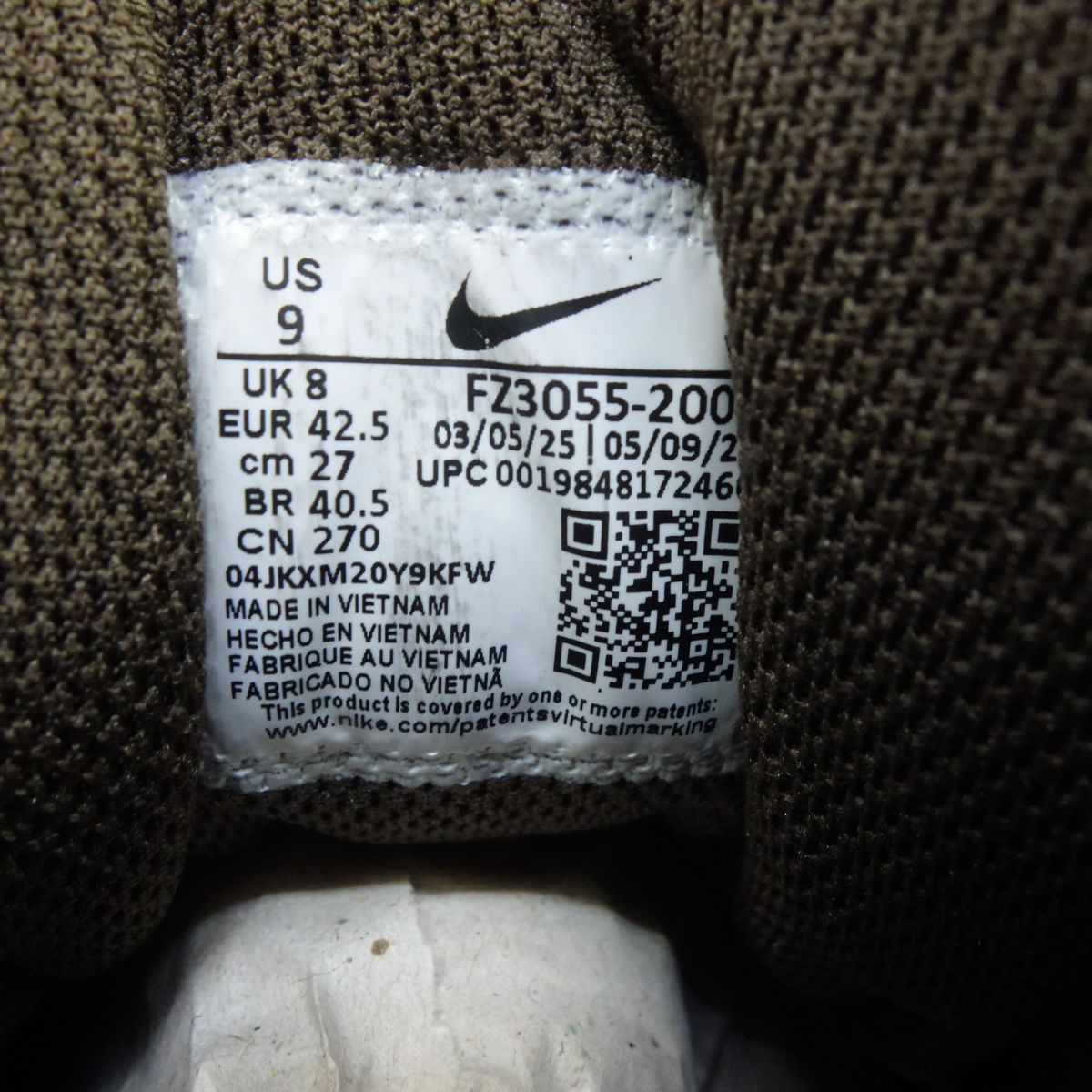 未使用】NIKE ナイキ AIR MORE UPTEMPO LOW エア モア アップテンポ 