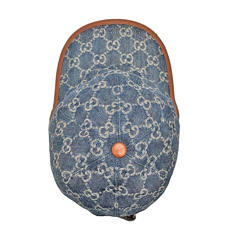 GUCCI グッチ GGデニム ベースボールキャップ 656206 size=S 57cm 帽子