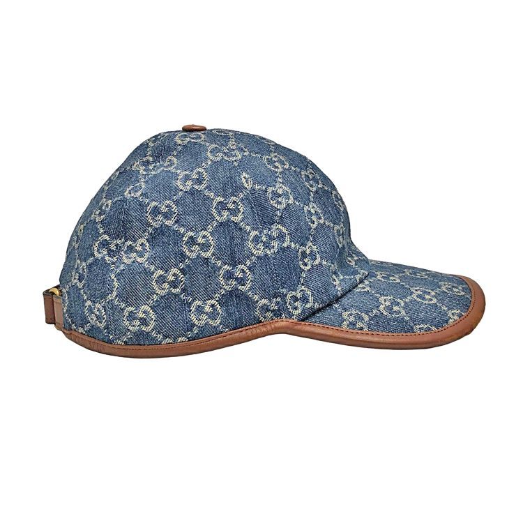 GUCCI グッチ GGデニム ベースボールキャップ 656206 size=S 57cm 帽子