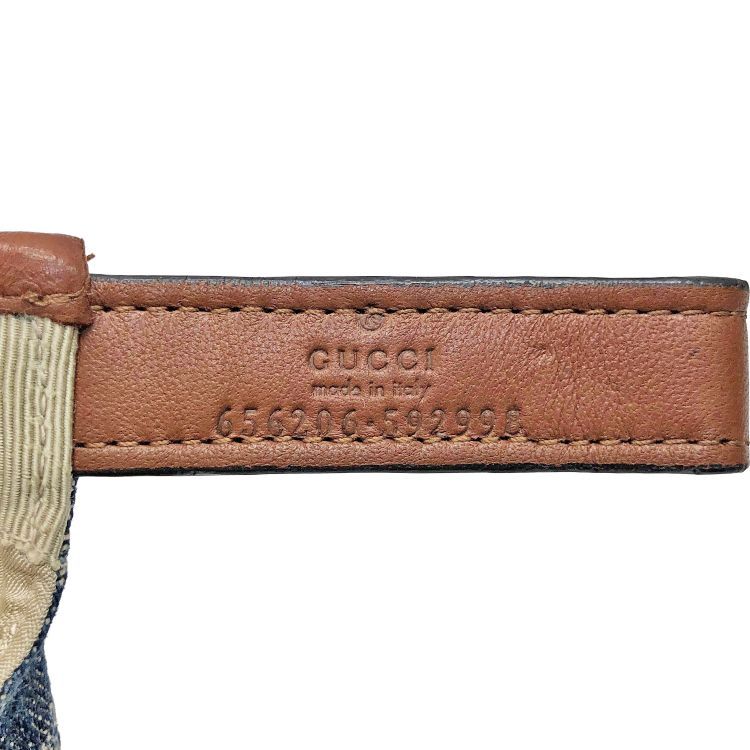 GUCCI グッチ GGデニム ベースボールキャップ 656206 size=S 57cm 帽子