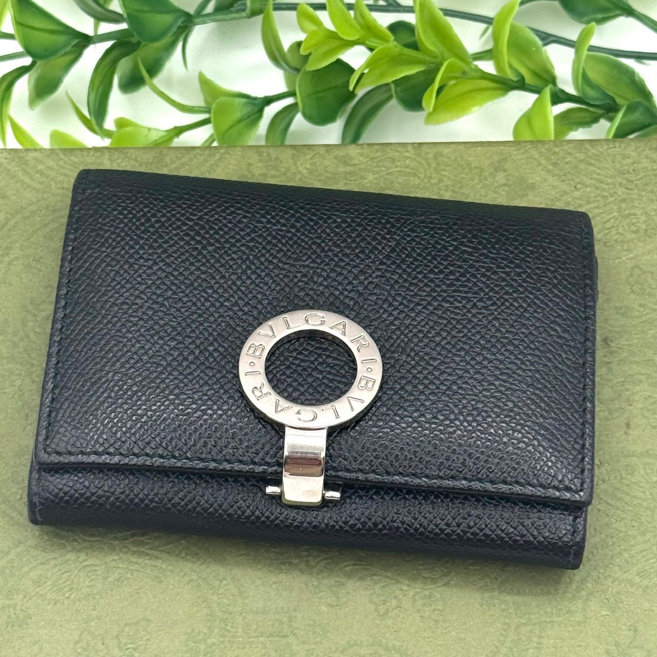 BVLGARI ビーゼロワン ロゴクリップ カードケース 名刺入れ 6-4-83
