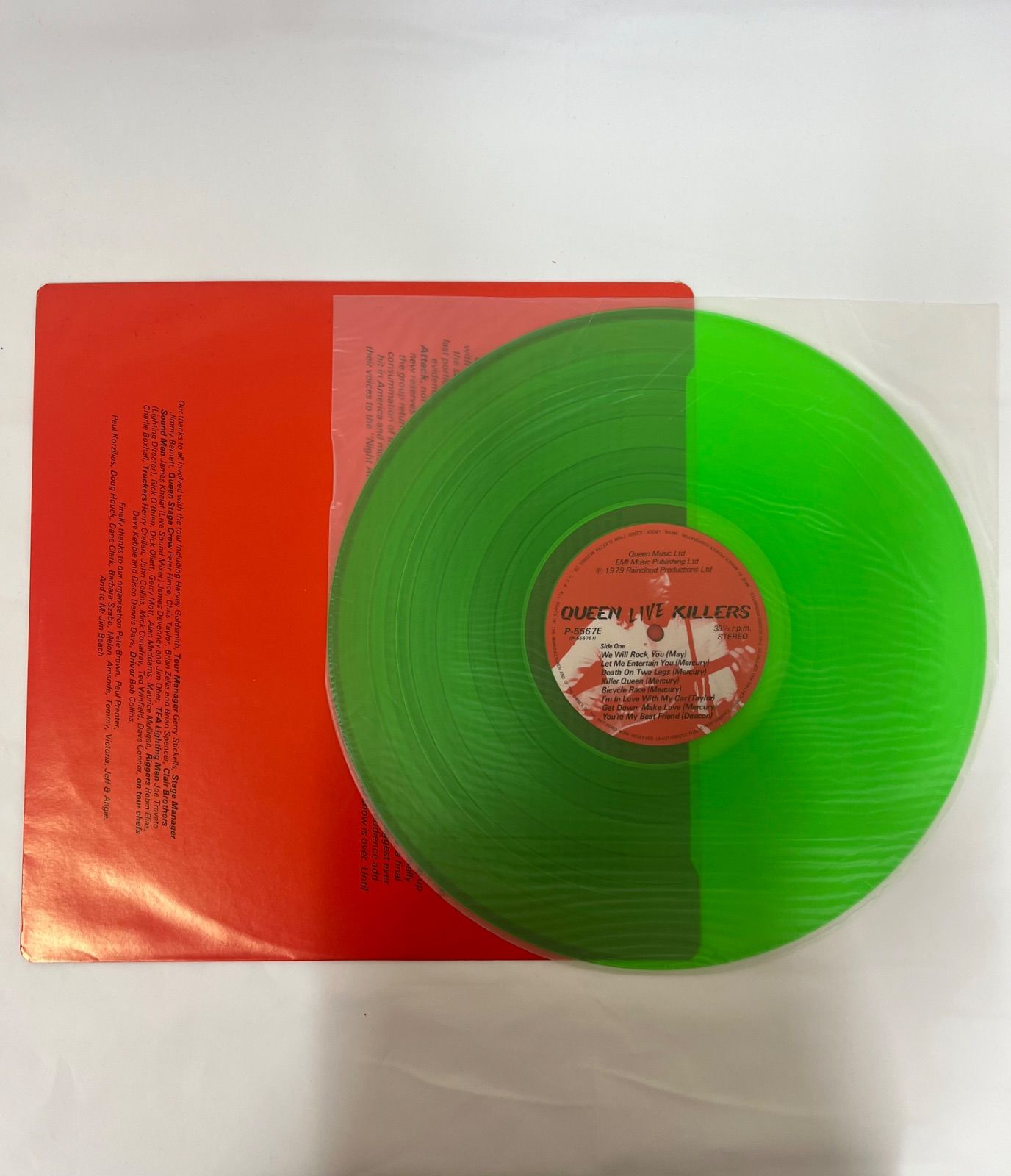 QUEEN LIVE KILLERS 初回限定カラー・レコード B306 帯付き】QUEEN LIVE KILLERS 初回限定カラーレコード クイーン - メルカリ