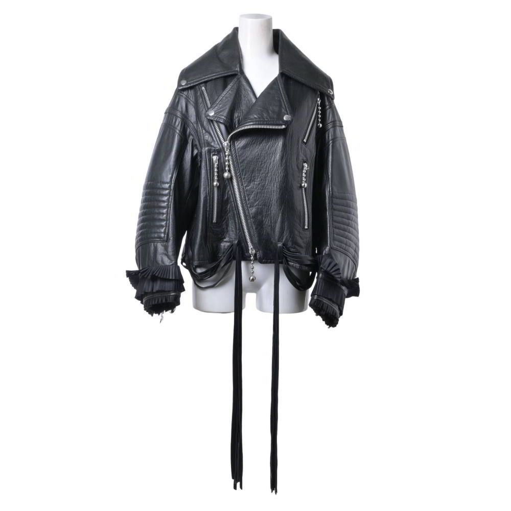 UNDERCOVER UCV8201 カウハイド レザー ライダース ジャケット - メルカリ
