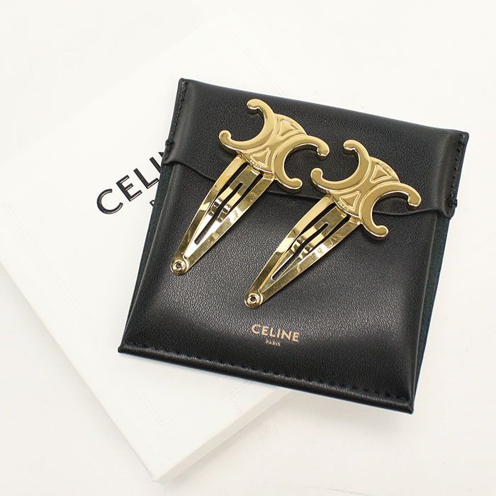 CELINE セリーヌ ヘアピン トリオンフ ヘアアクセサリー メタル【中古