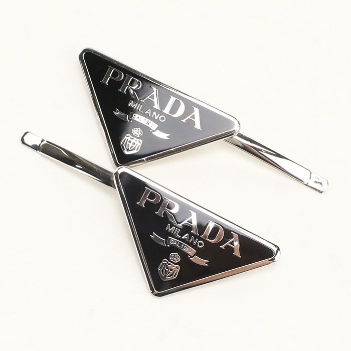 PRADA プラダ ヘアピン ヘアアクセサリー メタル【中古】 レディース