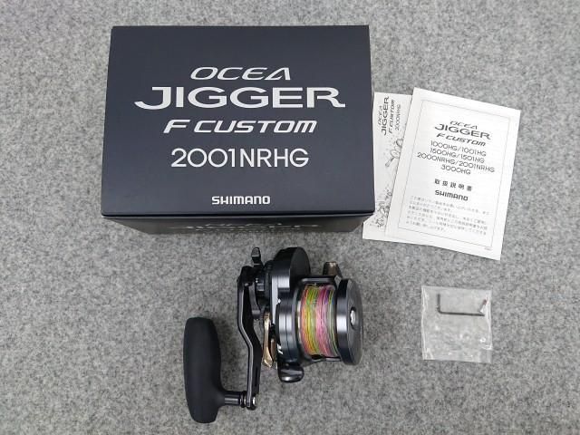 未使用品】 シマノ 19 オシアジガー Fカスタム 2001NRHG (左) 釣り具