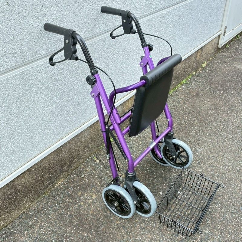竹虎 ヒューマンケア ハッピーミニ 歩行器 歩行車 バスケット付き 529K
