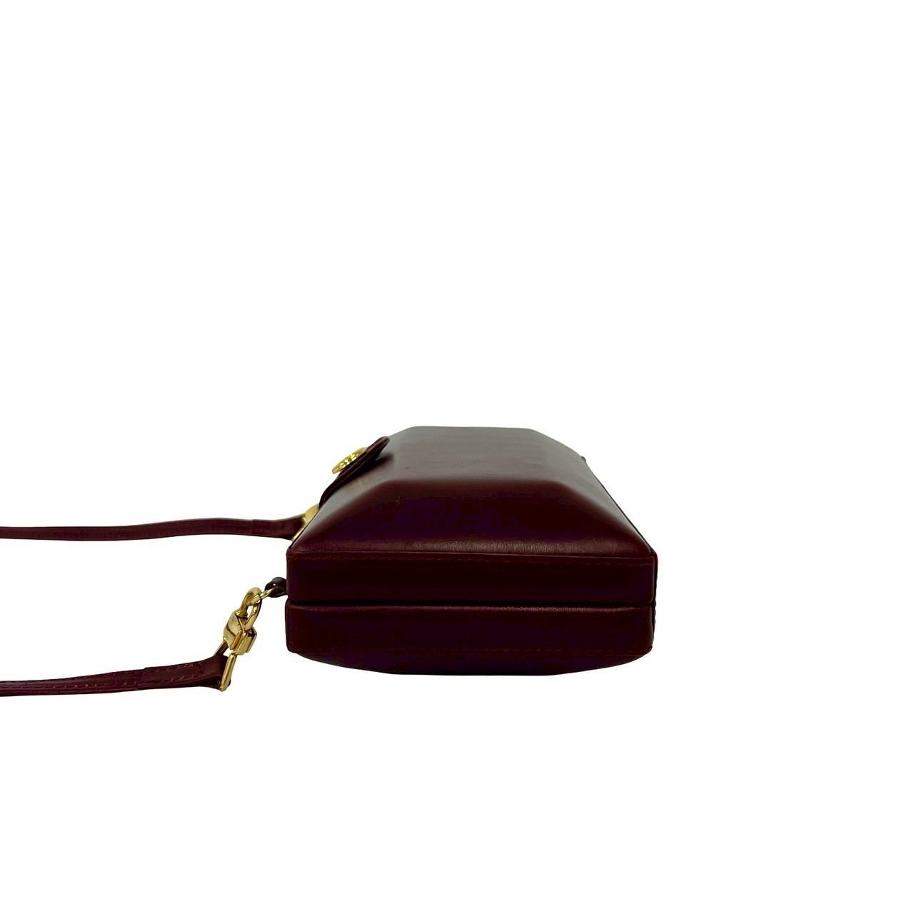 極 美品 GUCCI グッチ オールドグッチ GG ロゴ 金具 レザー 本革 ミニ
