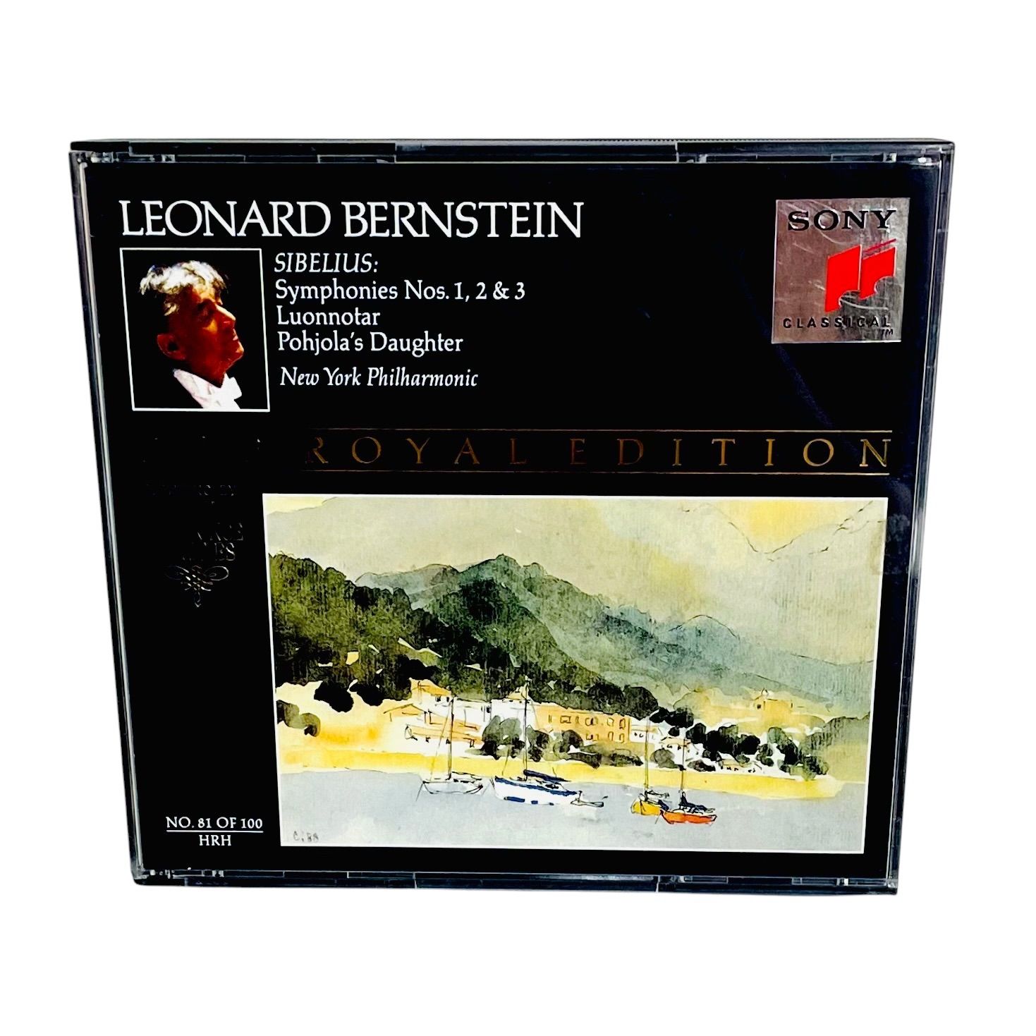 F06073 CD 2枚組 THE ROYAL EDITION NO.81 OF100 LEONARD BERNSTEIN