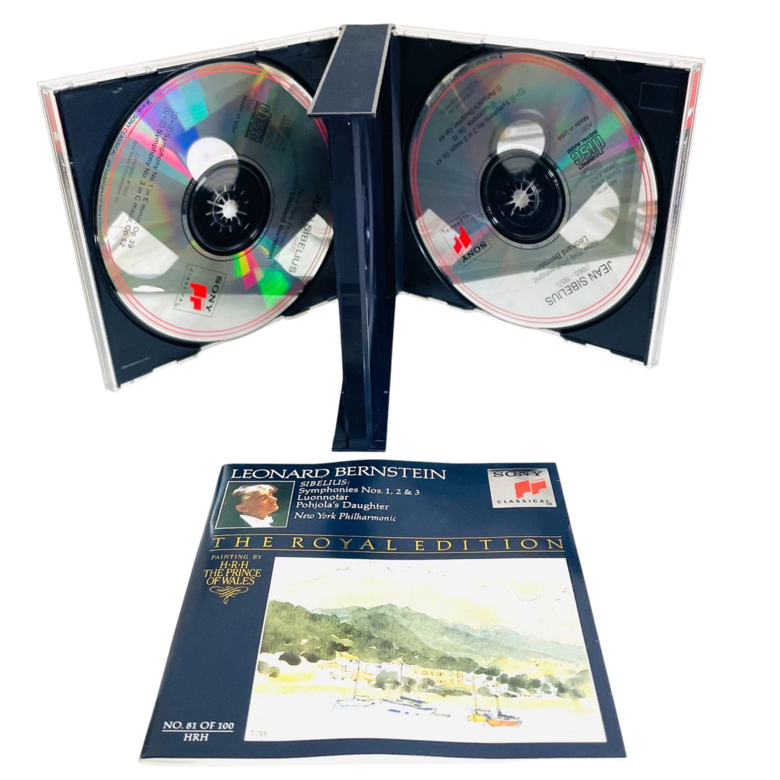 F06073 CD 2枚組 THE ROYAL EDITION NO.81 OF100 LEONARD BERNSTEIN
