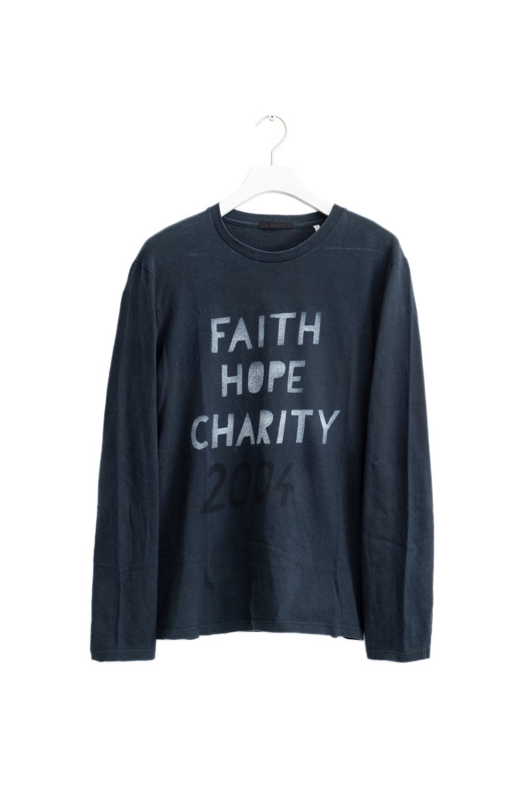 HELMUT LANG 'FAITH HOPE CHARITY' T-SHIRT 2003AW