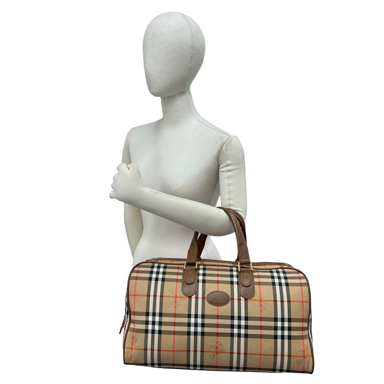 ほぼ未使用 BURBERRY バーバリー ノバチェック シャドーホース