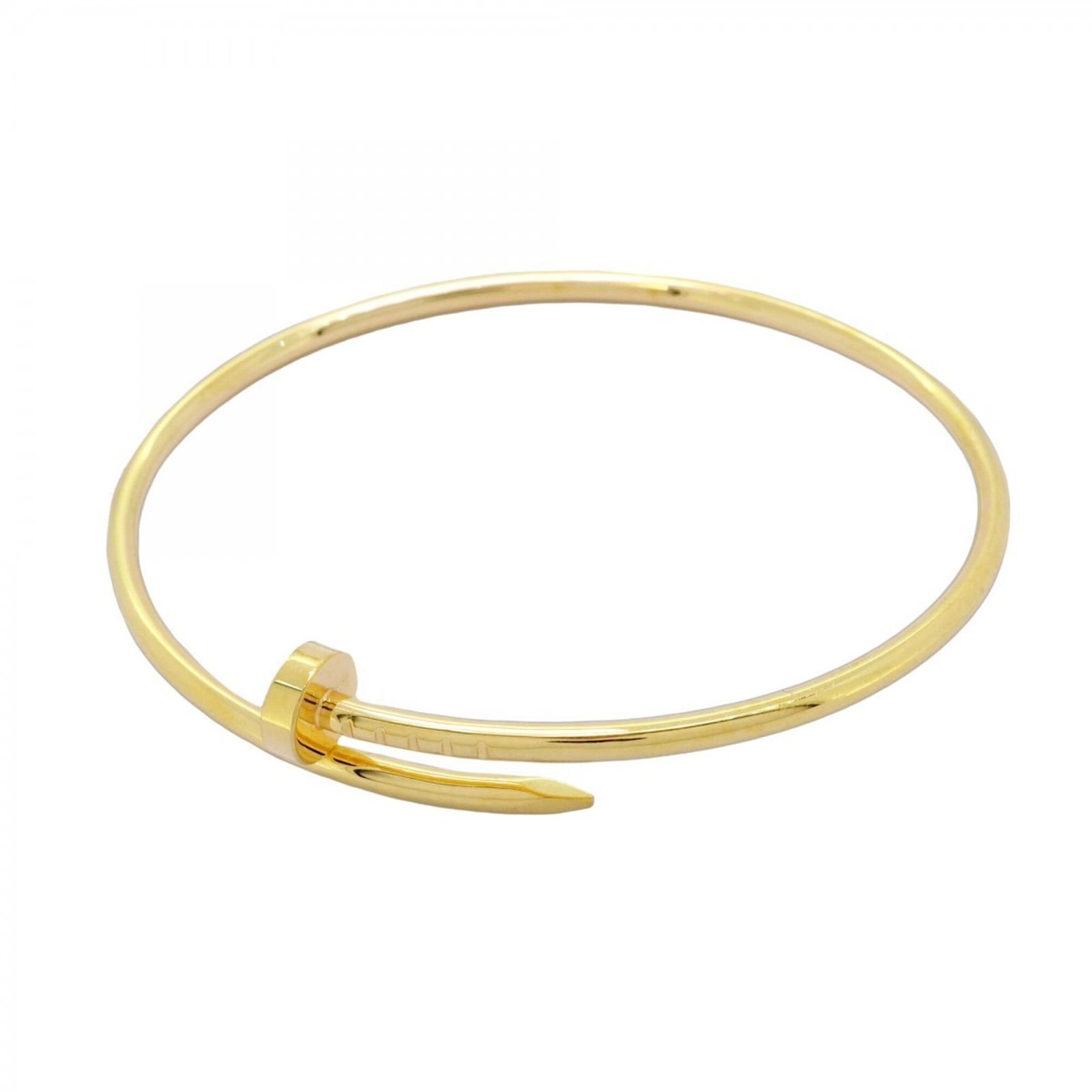 カルティエ(Cartier) カルティエ バングル ジュストアンクル SM 18KYG イエローゴールドメンズ レディース