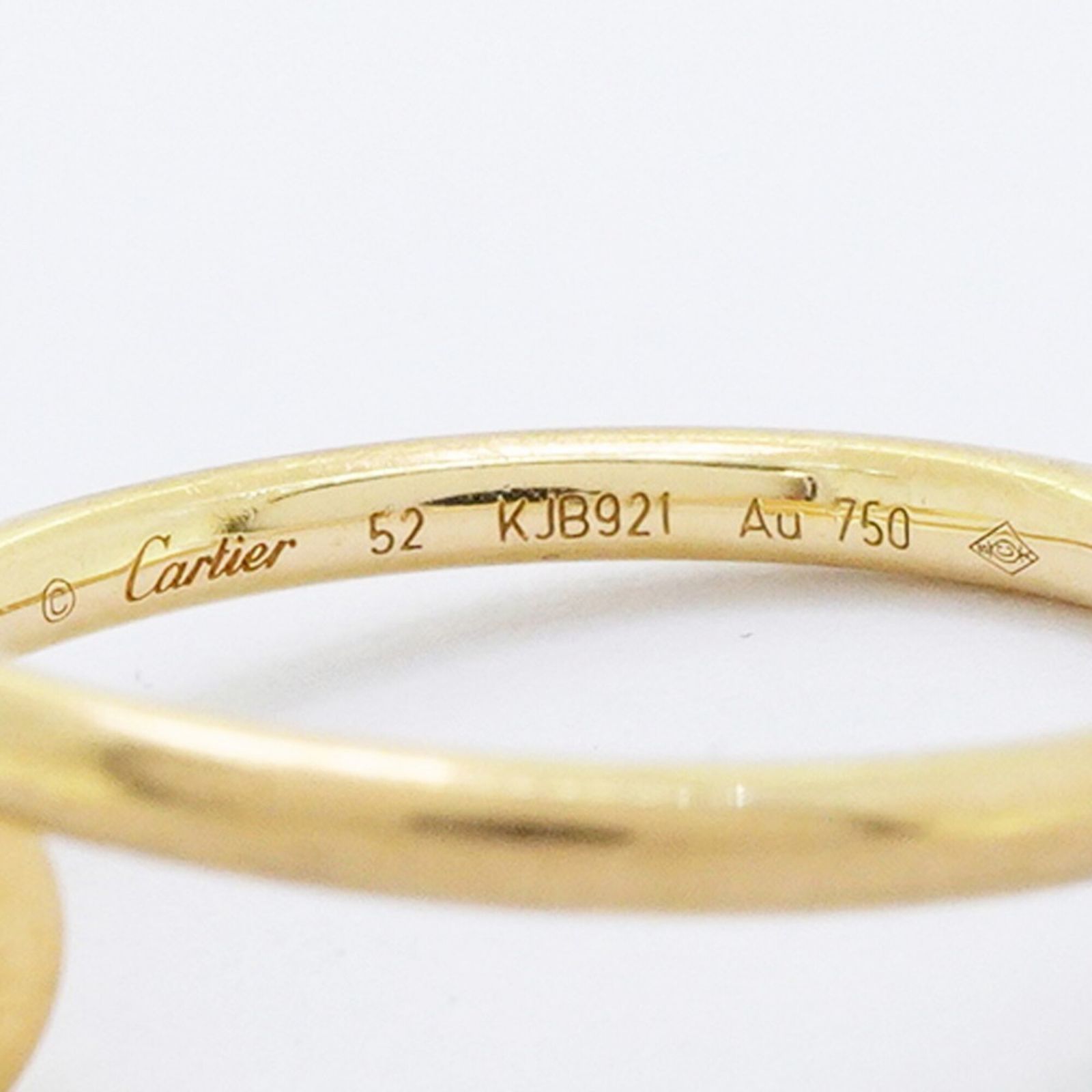 カルティエ(Cartier) カルティエ リング ジュストアンクル SM 18KYG 
