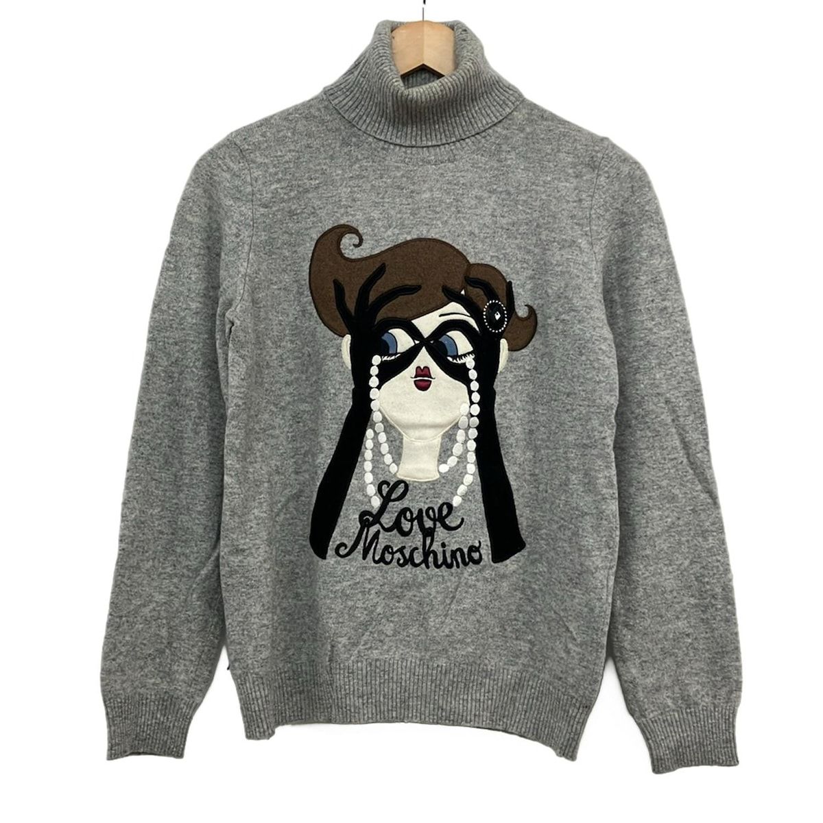 LOVE MOSCHINO(ラブモスキーノ) 長袖セーター サイズI 42 レディース