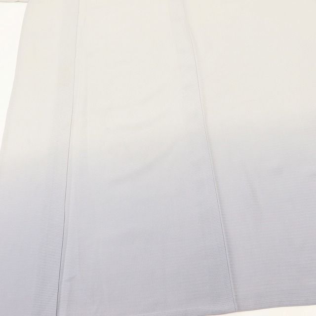 百華❀Y5045◇正絹 夏着物 五泉 手縫い仕立て 暈し 一つ紋 ワイド