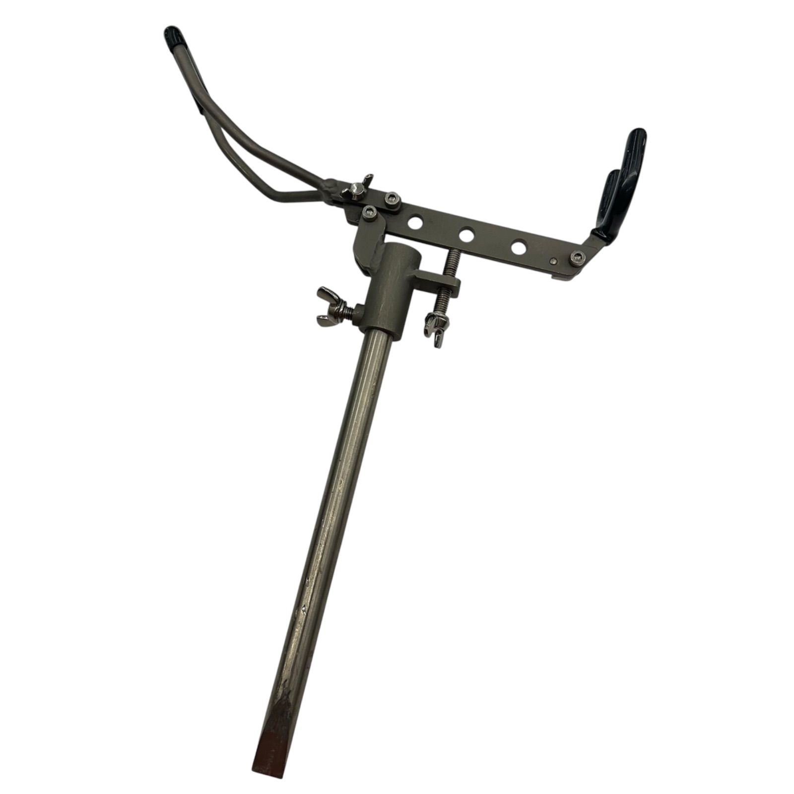 (2)【中古品】メーカー不明 チタン製底物用竿受 ③